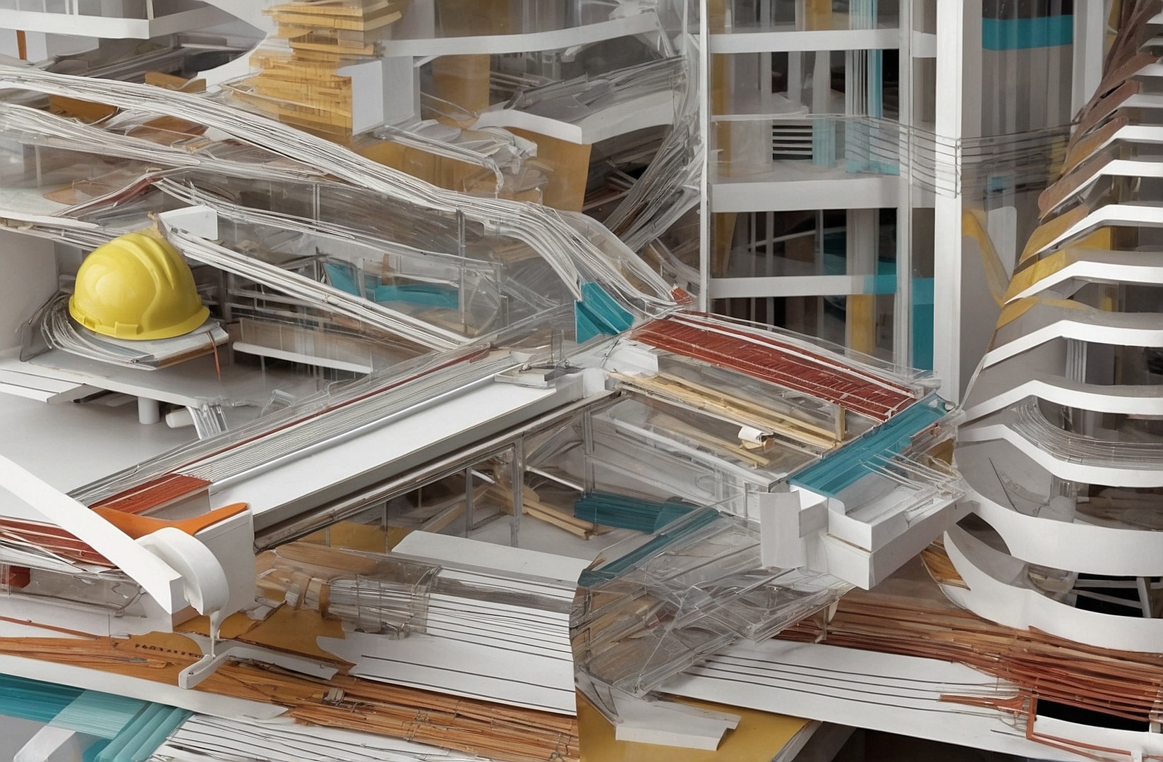 Equipo de proyecto revisando planos.